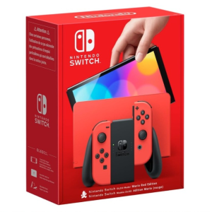 CONSOLE NINTENDO SWITCH MODELE OLED EDITION MARIO ROUGE (SANS JEUX)