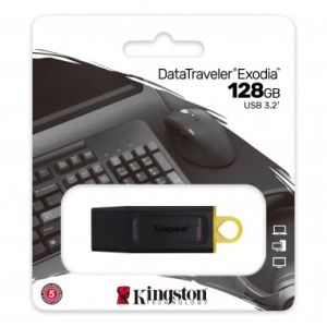 CLE USB KINGSTON DATA TRAVEL EXODIA 128GO
