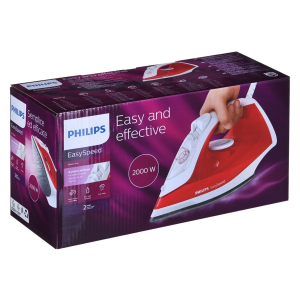 FER A REPASSER PHILIPS EASYSPEED BLANC/ROUGE OG1742/40