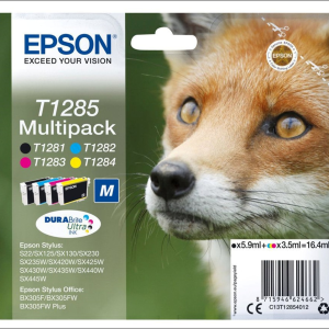 ENCRE EPSON T1285 PACK NOIR/COULEURS