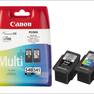 ENCRE CANON PACK PG-540 NOIR + CL-541 COULEUR