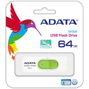 CLE USB ADATA UV320 64GO BLANC/VERT