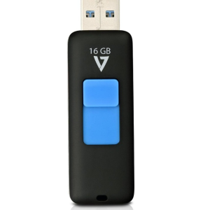 CLE USB V7 16GO USB 3.0 FLASH NOIR/BLEU