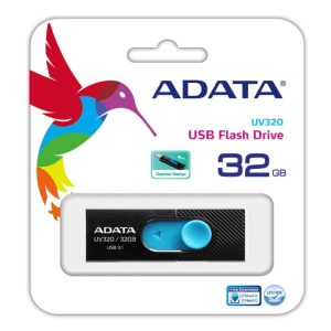 CLE USB ADATA UV320 32GO USB 3.0 NOIR/BLEU