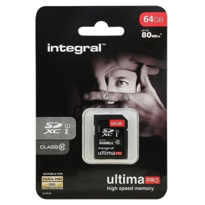 CARTE MEMOIRE SDXC INTEGRAL ULTIMA PRO (64 GB / CLASS 10)